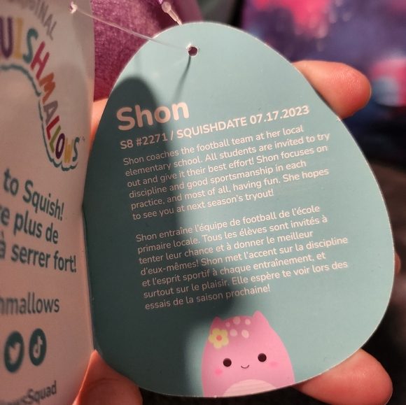 Squishmallow Shon the Lochness Monster - Picture 5 of 5